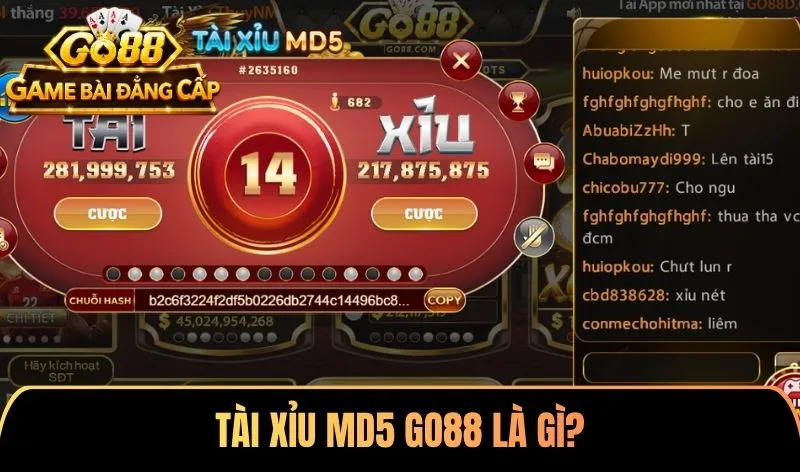 Tài xỉu MD5 Go88 là gì?